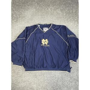 Notre Dame Fighting Irish Jacket Mens 2XL Blue Football Genuine Stuff Bangladesh